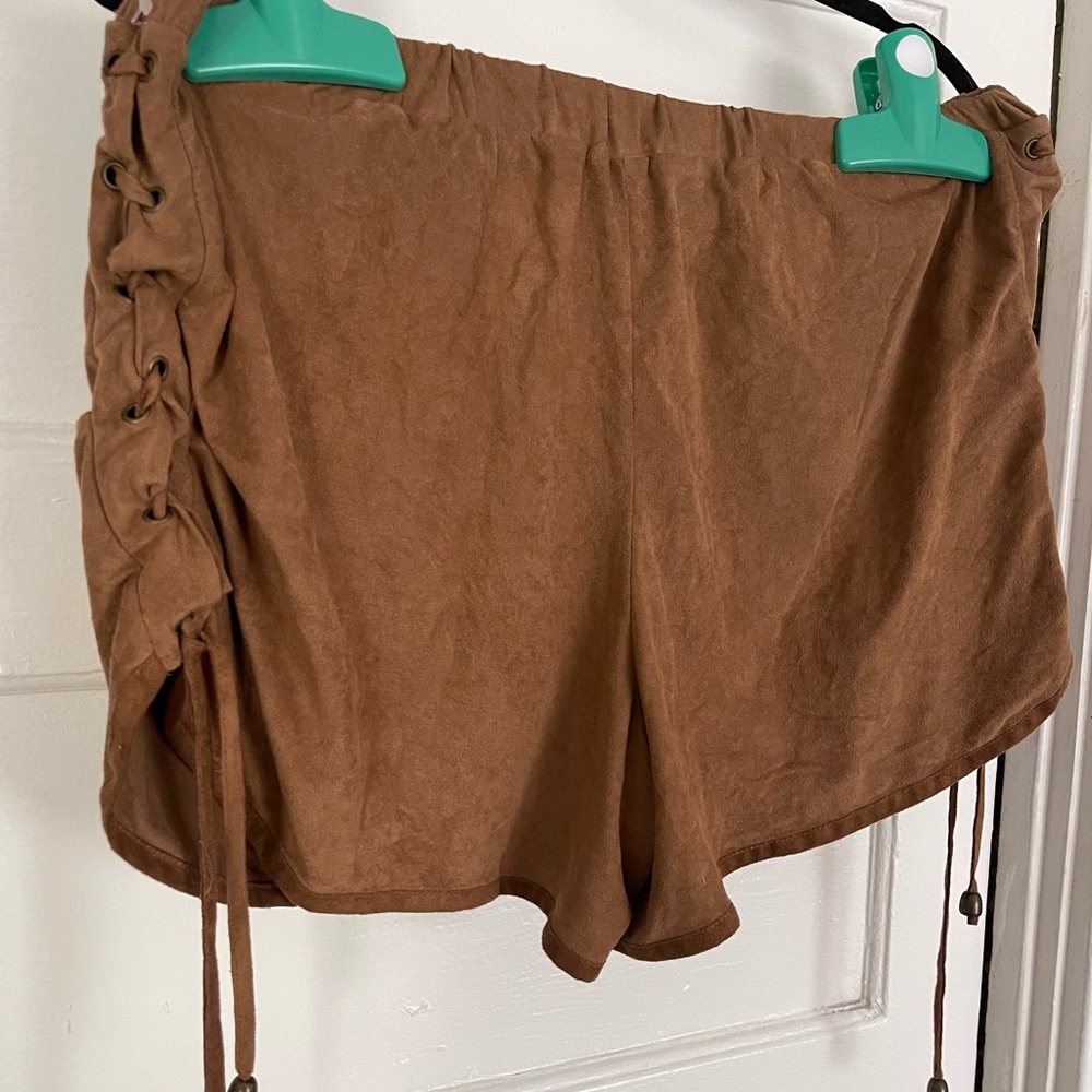 Western Brown Shorts